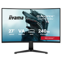 iiyama G-Master Red Eagle GC2784HSU-B1 27" Moniteur gaming incurvé  Noir, 2x HDMI, 1x DisplayPort, USB, Audio, AMD Free-Sync, 240 Hz
