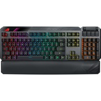 ASUS ROG CLAYMORE II, clavier gaming Noir, Layout États-Unis, US lay-out, ROG RX Red Optical