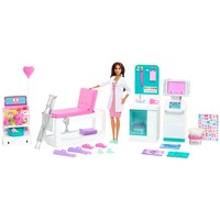 Barbie Fast Cast Clinic Playset, Poupée