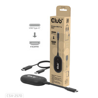 Club 3D CLUB3D Wireless USB-C® to HDMI?, Adaptateur Noir