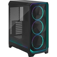 Fractal Design Meshify 3 RGB TG Light Tint boîtier midi tower Noir | 2x USB-A | 1x USB-C | RGB | Verre Trempé