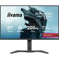 iiyama G-Master Red Eagle GB2771QSU-B1 27" Moniteur gaming  Noir, 200 Hz, HDMI, DisplayPort, USB-C, audio, NVIDIA G-Sync