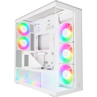 ARCTIC boîtier midi tower Blanc | 2x USB-A | 1x USB-C | RGB | Verre Trempé