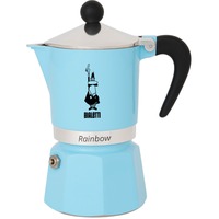 Bialetti Rainbow, Machine à expresso Bleu clair, 6 tasses