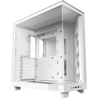 NZXT H6 Flow RGo boîtier midi tower Blanc | 2x USB-A | 1x USB-C | RGB | Verre Trempé