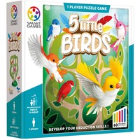SmartGames 5 petits oiseaux, Jeu de puzzle Néerlandais, 1 joueur, à partir de 5 ans, 60 tâches