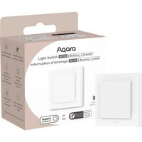 Aqara Light Switch H2 EU, Palpeur Blanc, 2 boutons