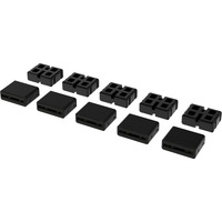 Corsair iCUE LINK Connector Kit, Prise de courant Noir, 5 connecteurs actifs et 5 connecteurs passifs