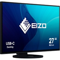 EIZO EV2781-BK 27" Moniteur  Noir, HDMI, DisplayPort, 4x USB-A 3.2 (5 Gbit/s), USB-C