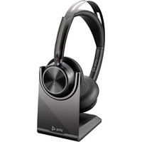 HP Poly Voyager Focus 2 USB-C casque on-ear Noir, Support de charge inclus