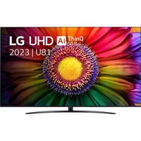 LG 75UR81006LJ 75" Ultra HD led-tv Bleu foncé, 3x HDMI, 2x USB, Optique, CI+, Bluetooth, LAN, WLAN, HDR