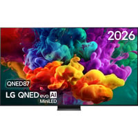 LG QNED87 evo AI 100" 4K Ultra HD TV Noir, 4x HDMI, 2x USB, Optique, Bluetooth, LAN, WLAN, CI+, HDR10, Dolby Vision
