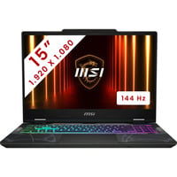 MSI Cyborg A15 AI (B2HWFKG-216BE) 15.6" PC portable gaming  Noir | Ryzen 7 260 | RTX 5060 | 16 Go | 512 Go SSD | 144 Hz