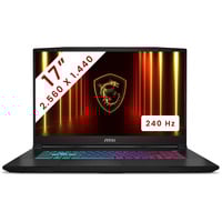 MSI Katana 17 HX (B14WGK-024BE) 17.3" PC portable gaming Noir | Core i7 14650HX | RTX 5070 | 16 Go | 1 To SSD | 240 Hz