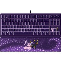 Razer Ornata V3 Tenkeyless - Pokémon Espeon & Umbreon Edition RGB clavier gaming Violet, Layout US (QWERTY), Razer Hybrid-Mecha-Membran, 80% (TKL)