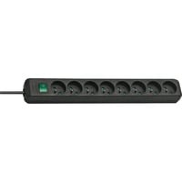 Brennenstuhl Eco-Line multiprise à 8 prises Noir, 8x prises