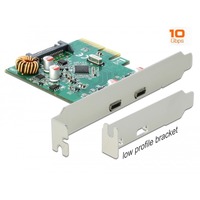 DeLOCK PCIe x4 > 2x USB-C 3.2 Gen 2 externe, Contrôleur USB