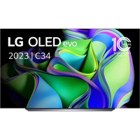 LG OLED83C34LA 83" Ultra HD oled-tv Noir, 4x HDMI, 3x USB, Optique, CI+, Bluetooth, LAN, WLAN, HDR, Dolby Vision