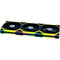 Lian Li UNI FAN SL120 Wireless ventilateurs de boîtier RGB  Noir, 3 pièces, 120 x 124.5 x 28 mm, PWM