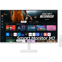 SAMSUNG Smart Monitor M7 M70D LS32DM703UUXEN 32" 4K UHD  Blanc, 2x HDMI, USB-C, WiFi, BT, Sound