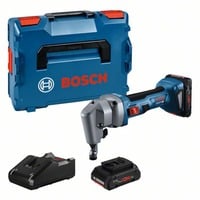 Bosch BOSCH GNA 18V-16 E 2x 4,0Ah pc LBOXX, Cisaille Bleu/Noir