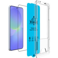 Just in Case Tempered Glass Screenprotector, Film de protection Transparent, 2 pièces, avec applicateur