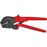KNIPEX Pince à sertir 97 52 06 Rouge/Noir, Sertissage ovale, Ressort d'ouverture