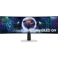 Samsung Odyssey OLED G9 G93SD 49" Moniteur UltraWide gaming incurvé Argent, 1x DisplayPort, 1x HDMI, 1x Micro HDMI, 3x USB-C, 240 Hz