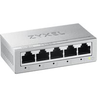 Zyxel 5-Port Unmanaged, Switch Argent, Non-géré, L2, Gigabit Ethernet (10/100/1000)