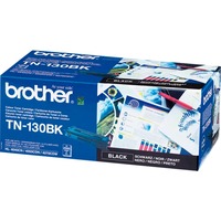 Brother TN-130BK - Cartoucher d'encre - Toner Noir 2500 pages, Noir, 1 pièce(s), Vente au détail