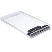 Inter-Tech Argus GD-25000, Boîtier disque dur Transparent