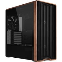 Lian Li LANCOOL 217 boîtier midi tower Noir/bois | 2x USB-A | 1x USB-C | Window