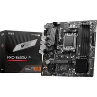 MSI PRO B650M-P, Socket AM5 carte mère Noir, RAID, 2.5 Gb-LAN, Sound, µATX