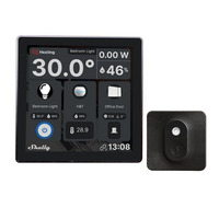 Shelly Wall Display Black + Blu H&T Black (bundle), Moniteur Noir