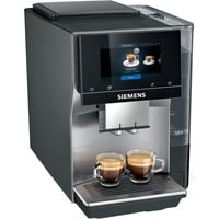 Siemens EQ.700 TP705D01 machine à café Entièrement automatique Machine à café 2-en-1 2,4 L, Machine à café/Espresso Noir/en acier inoxydable, Machine à café 2-en-1, 2,4 L, Café en grains, Broyeur intégré, 1500 W, Noir