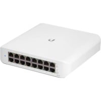 Ubiquiti UniFi Switch Lite 16 PoE Blanc, L2, Gigabit Ethernet (10/100/1000), Connexion Ethernet, supportant l'alimentation via ce port (PoE), Montage mural
