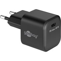 goobay 45W GaN USB-C PD Multiport Quick Charger Nano  Noir, 1x USB-C