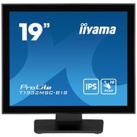 iiyama ProLite T1932MSC-B2S 19" Moniteur tactile  Noir, VGA, HDMI, DisplayPort, Audio, Tactile
