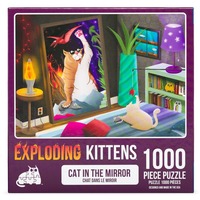 Asmodee Exploding Kittens - Cat in the Mirror, Puzzle 1000 pièces