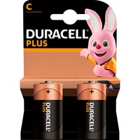 Duracell Plus Alkaline C, Batterie 2 pièces