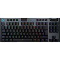 Logitech RGB clavier gaming mécanique Noir, Layout FR (AZERTY), GL Tactile, 80% (TKL)