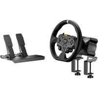 MOZA R3 + DD R3 + SR-P Lite pour PC bundle, Volant Noir, Base, volant et pédales