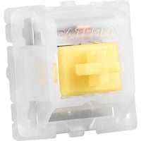 Sharkoon Gateron Cap V2 Milky-Yellow Switch-Set, Switch pour clavier Jaune/transparent, 35 unités