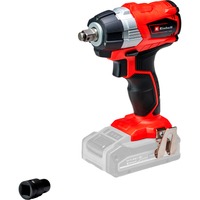 Einhell TE-CW 18Li 1/2" 2900 tr/min 215 N·m Noir, Rouge 18 V, Percuteuse Rouge/Noir, Douille à choc, Noir, Rouge, 1/2", 2900 tr/min, 215 N·m, 4,027 m/s²