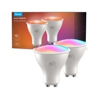 Govee GU10 Wifi&BLE RGBWW, Lampe à LED 2 pcs, 2.4 GHz Wi-Fi, Bluetooth