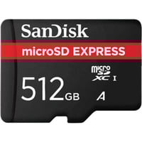 SanDisk microSD Express 512 Go, Carte mémoire Noir, Classe 3 (U3)