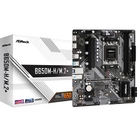 ASRock B650M-H/M.2+ carte mère socket AM5 Gris/Noir, RAID, Gb-LAN, Sound, µATX