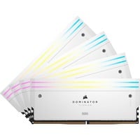 Corsair Dominator Titanium RGB 64 Go DDR5-6400 (4x 16 Go) mémoire vive Blanc, CMP64GX5M4B6400C32W, XMP 3.0