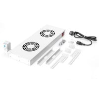 Digitus Porte-bagages de toit pour une installation variable de 19 pouces module de ventilation Gris