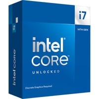 Intel® Core i7-14700KF, 3,4 GHz (5,6 GHz Turbo Boost) socket 1700 processeur